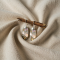 Oval Vintage-Inspired Stud Earrings