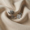 White Gold Earrings with Cubic Zirconia