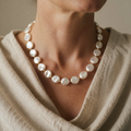 Baroque Pattern Pearl Necklace