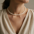 Boho-Elegant Pearl Necklace