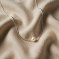 Special Pearl Necklace Featuring Cream-Coloured Pearls