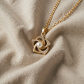 Necklace with Golden Shine