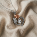 Eternal Rose Heart Pendant
