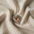 Gold Silver Heart Necklace of Eternal Love