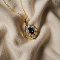 Golden Noctazure Necklace