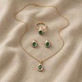 Nida Emerald Green Gold