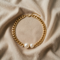 Stylish Double-Strand Pearl Necklace