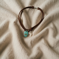 Vintage Boho Turquoise Pendant Necklace