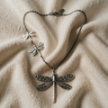 Vintage Dragonfly Necklace – Symbol of Change, Light and Freedom
