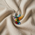 Colourful Bird | Necklace with Detailed Design