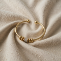 Beata – Gold-Coloured Bracelet with Ball Ends