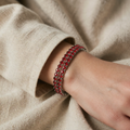 Silver Ruby Tennis Bracelet