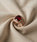 Ruby Rainbow Rings | Rose Gold