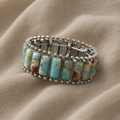 Bohemian Elastic Turquoise Bracelet