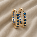 Classic Shiny Zirconia Hoops