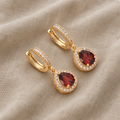 Exquisite Drop Earrings with Cubic Zirconia
