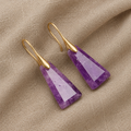 Faceted Geometric Earrings
