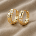 Fashionable Boho-Inspired Gold-Tone Earrings