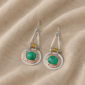 Elegant Turquoise Geometric Earrings