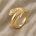 Lavish Statement Snake Ring