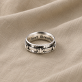 Lotus Flower Spinner Ring