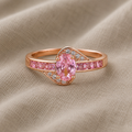 Majestic Pink Zirconia Ring