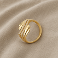 Prestige Geometric Cross Ring