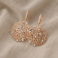 Prestigious Leaf-Shaped Earrings