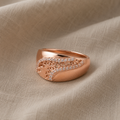 Prestigious Matching Woven Ring