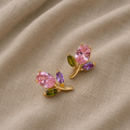 Tulip Cluster Stud Earrings