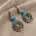 Retro Boho Hoop Earrings