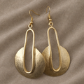 Retro Round Bohemian-Inspired Dangle Earrings