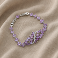 Infinity and Leaf Bracelet