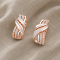 Sculpted Flow Statement Earrings