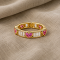 Shiny Heart Statement Ring