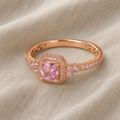 Shimmering Princess Ring with Zirconia