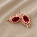 Sophisticated Oval Pearl Filigree Ring