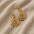 Radiant Cut-Out Round Earrings