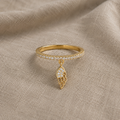 Timeless Angel Ring with Zirconia