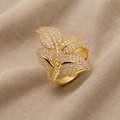 Timeless Adjustable Clover Ring