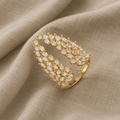 Timeless Wing Ring with Zirconia