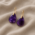 Timeless Amethyst Drop Earrings