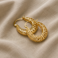 Timeless Greek Hoop Earrings