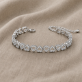 Timeless Tennis Bracelet with Heart