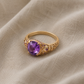 Vintage Ornate Flower Ring