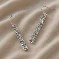 Vintage Flower Earrings Made from Spoons